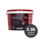 Фуга для плитки Litokol EpoxyElite E.06 мокрый асфальт (2 кг) на сайте domix.by